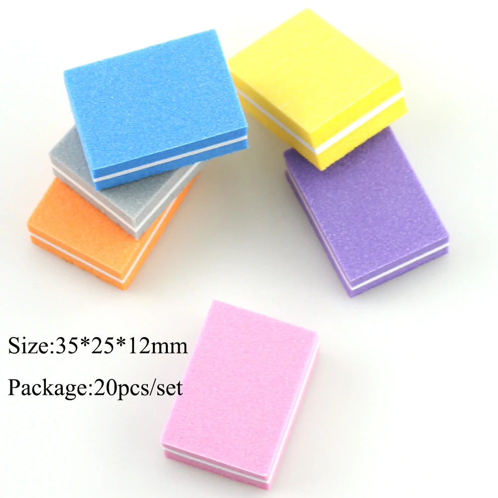 Набор пилок одноразовых для ногтей мини бафы шлифовальный аппарат портативный