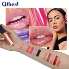 QIBest 12 цветов Мерцающая губная помада Блестящий Блеск для губ стойкая металлическая зеркальная губная помада Batom для губ макияж Maquiagem TSLM1