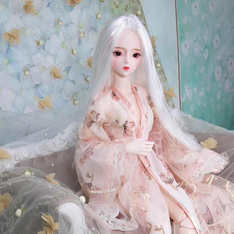 

DBS 1/3 BJD Doll Clothes Exquisite Handmade Flower Bathrobe Suitable for 62cm Ball Joint Doll Accessories