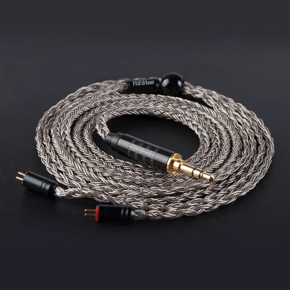 AK Hifihear 16 Core посеребренный кабель 2,5/3,5/4,4 мм Баланс зарядный кабель с MMCX/2pin разъем для TRNX6 ZSX ZS10 PRO AS10 C12/C10