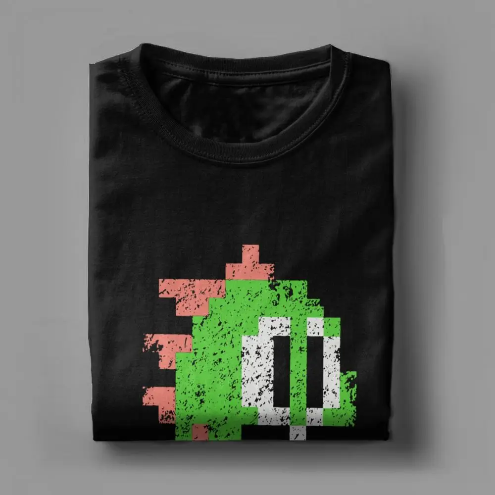 

Bubble Bobble 1986 T-Shirt Men Pure Cotton T Shirts Japanese Video Game Cute Kawaii Gamer Short Sleeve Tee Shirt New Arrival Top