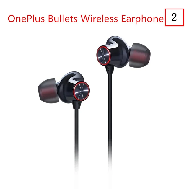 Оригинальные беспроводные наушники OnePlus Bullets 2 AptX Hybrid с магнитным управлением Быстрая зарядка Google Assistant для Oneplus 7 Pro - Цвет: Bullets 2 black