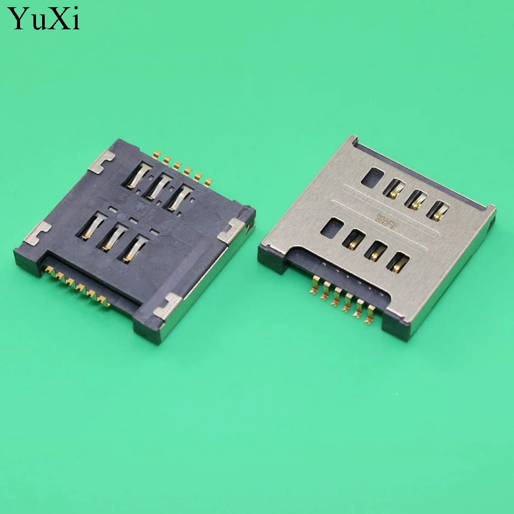 

Brand New SIM Card Socket Slot Reader Holder for LG E615 E715 P715 E455 Optimus L7 P715 P716 Dual sim card tray 17.5*17.5*2.9mm