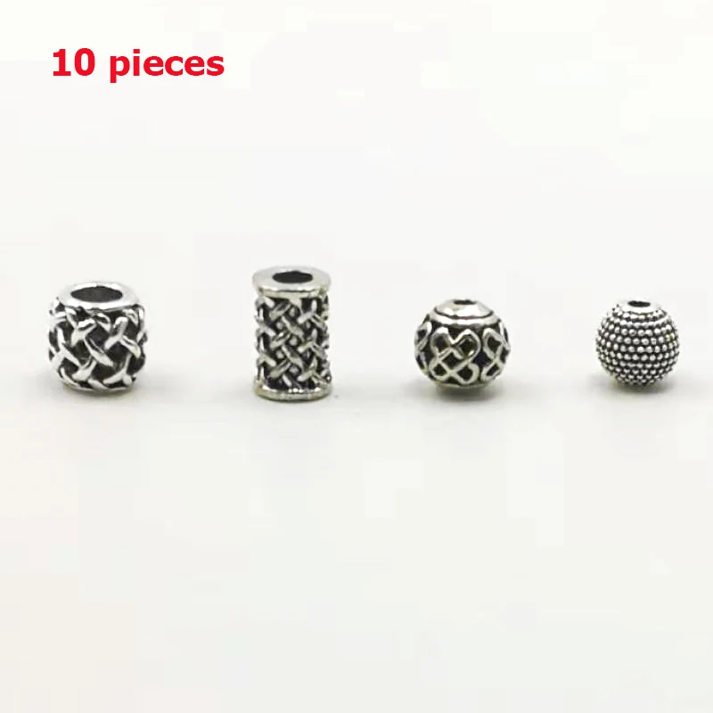 Бусины 10 шт./пакет Tasbih оптовая продажа древняя резьба большое отверстие Полые