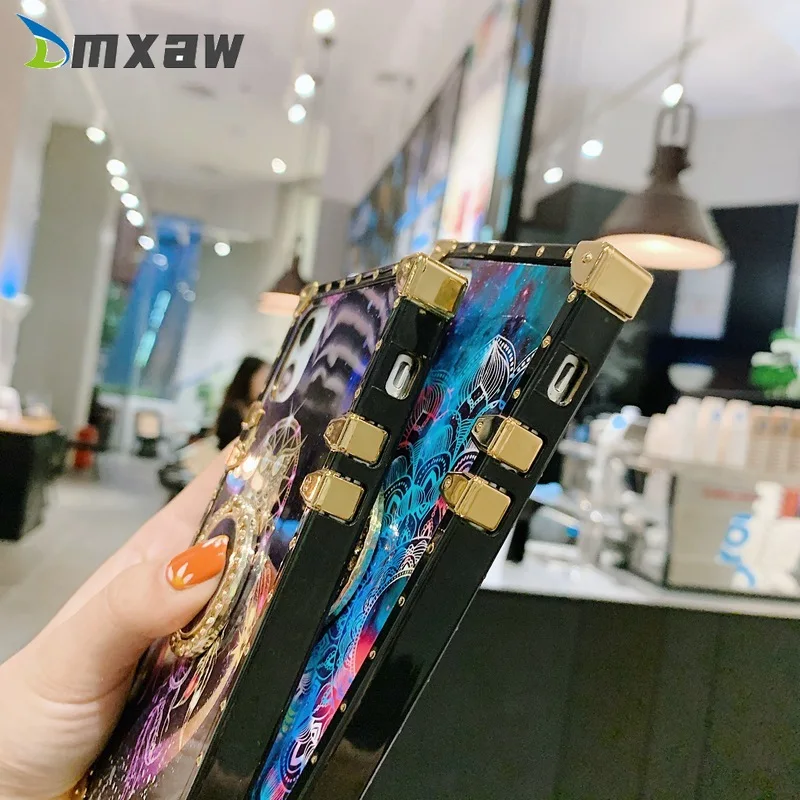 Роскошный чехол для OPPO Reno 4Z A53 A31 2020 A8 A92S A92 A72 A52 A91 F15 квадратный звездное небо