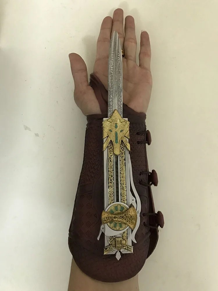 Assassins Creed, скрытый клинок, рукав, меч, фигурка, скрытое лезвие, оружие Эдварда, рукава, мечи, можно выталкивать, детский подарок