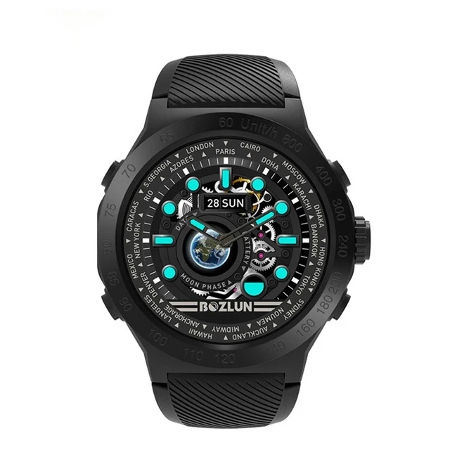 W31 Smart Watch Men Waterproof Activity Tracker Bluetooth Sports fitness Smartwatch Heart Rate Calories Pedometer Smart Bracelet - Цвет: Black