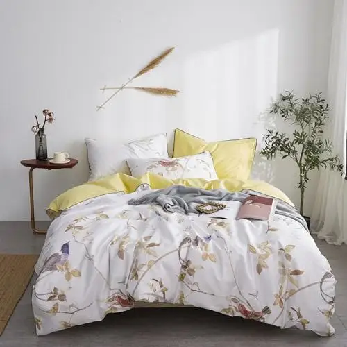 Комплект постельного белья из шелковистого египетского хлопка с потертым