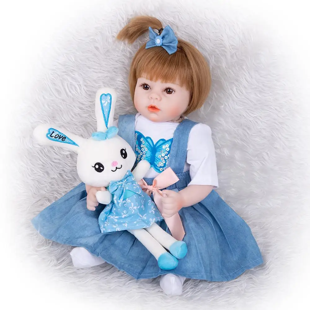 Силиконовые куклы Новорожденные KEIUMI 18 дюймов обучающая ткань игрушки для детей
