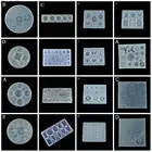 Ювелирные изделия из смолы, силиконовые формы, набор инструментов, УФ-отверждаемая эпоксидная смола форм для изготовления ювелирных изделий, подвеска в форме сердца, наборы ювелирных изделий