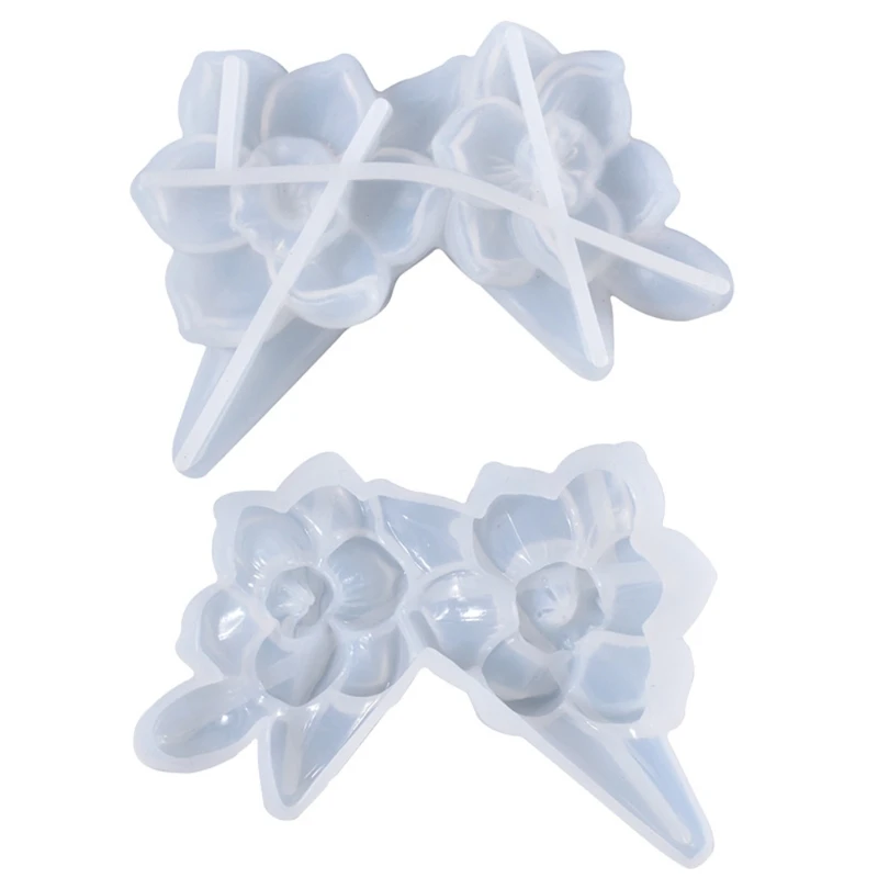 

652B Flower Switch Decoration Epoxy Resin Mold Home Ornaments Casting Silicone Mould DIY Crafts Jewelry Mold