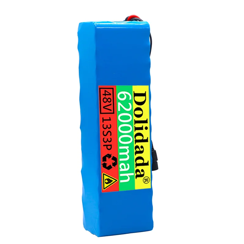 

Genuine 48V 62000mah Li ion battery pack 13s3p high power 1000W, suitable for electric bicycle with BMS
