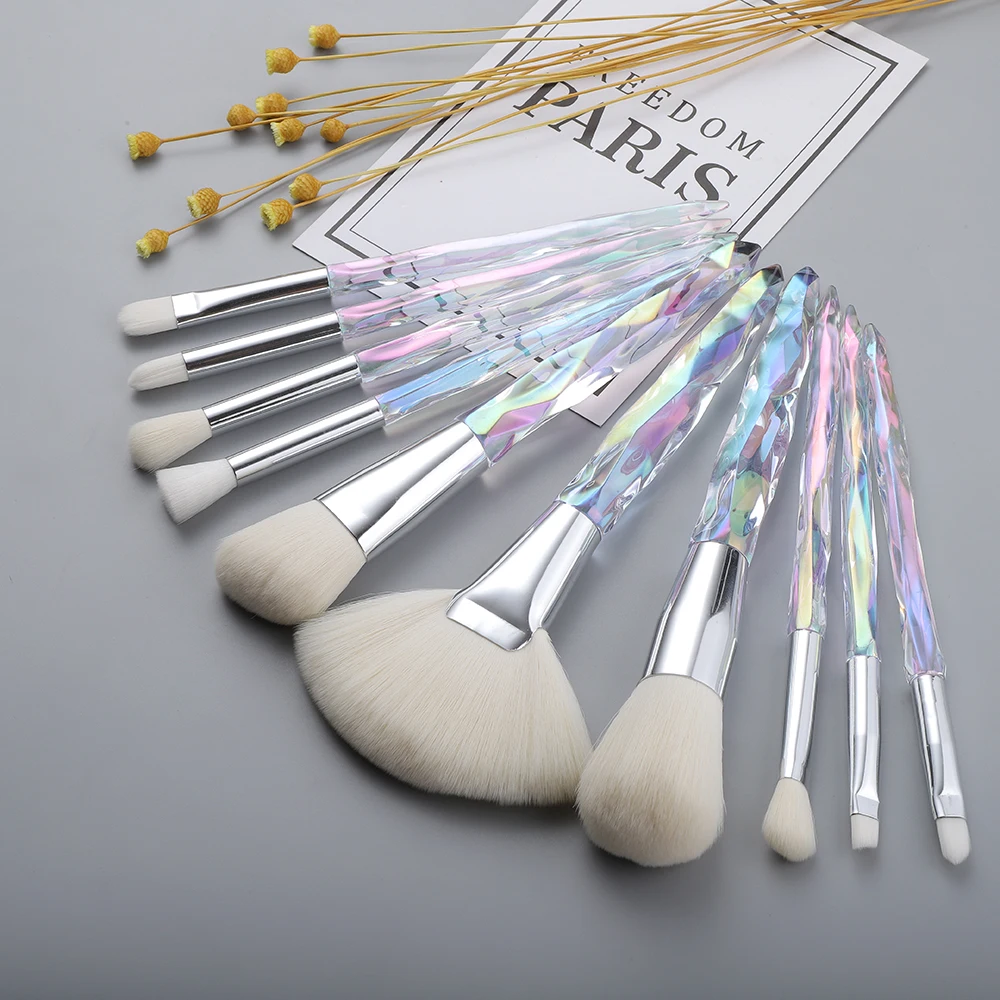 Профессиональный набор кистей для макияжа FLD 10 шт. пудры румян подводка глаз