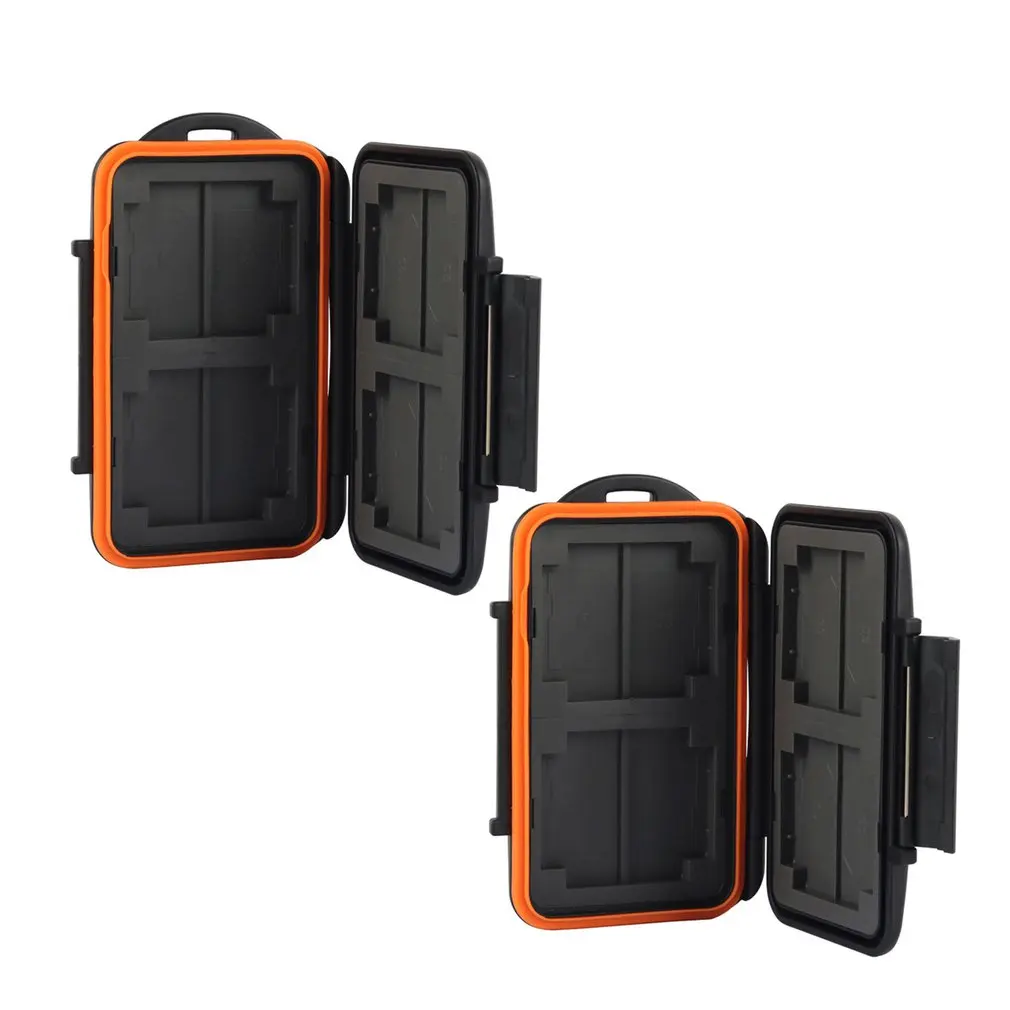 Waterproof Anti-Shock Memory Card Carrying Storage Case Protective Holder For 8 Secure Digital | Электроника