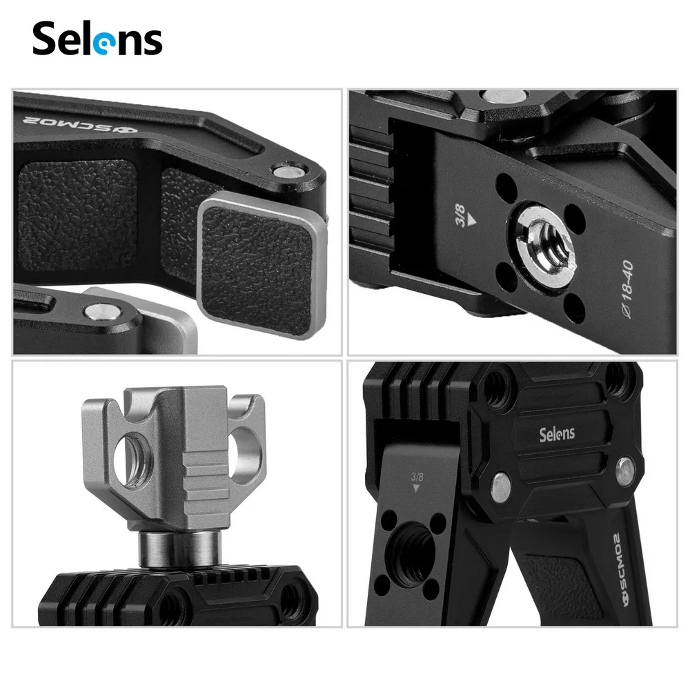 Супер Зажим для краба Selens с шаровой головкой резьбой 1/4 "-20 и 3/8" телефона видео