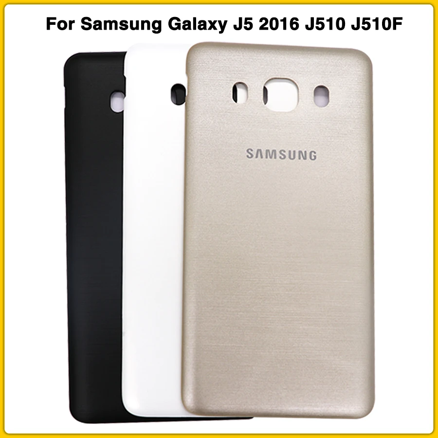 J510 сзади Корпус чехол для Samsung Galaxy J5 J510 J510F J510FN J510H J510G Батарея крышка отсека чехол для задней крышки