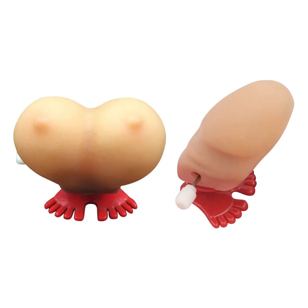 

Novelty Funny Prank Toys Funny Clockwork Jump People Bouncing Boobs Joke Tricky Gift Adult Spoof Toys Party Game Playing Props