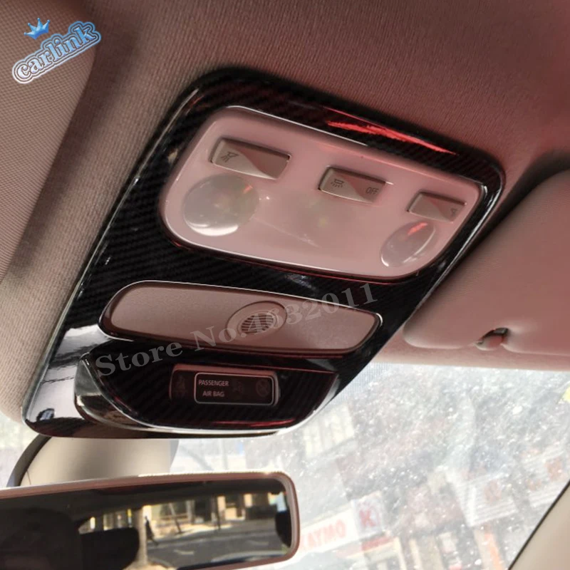 Для Renault Captur 2013- ABS углеродное волокно, автомобильная наклейка, передний светильник для чтения, лампа, накладка, капоты, автомобильные аксессуары, 1 шт