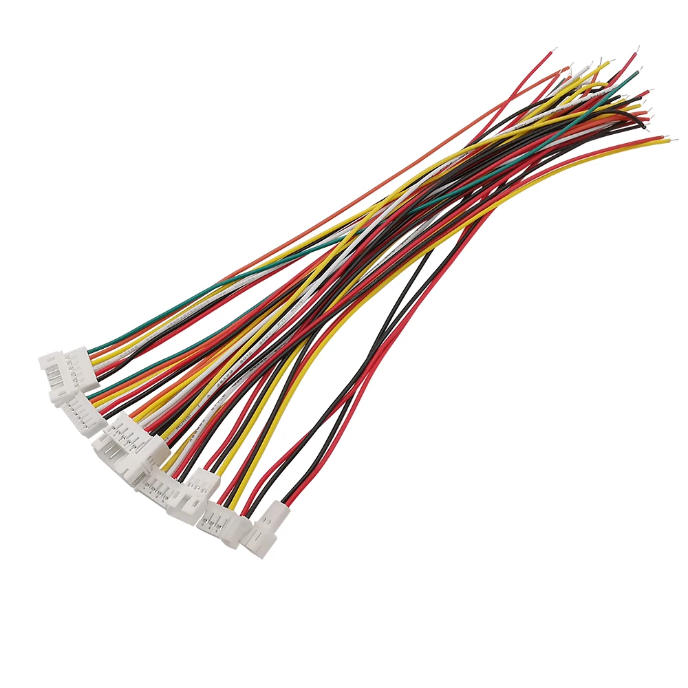 2/5/10 Пара Micro JST PH2.0 PH2 2p 3p 4p 5p 6p Штекерный гнездовой соединительный кабель PH 2 0