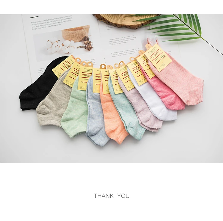5 пар/лот новые модные носки карамельных цветов для женщин и девочек повседневные