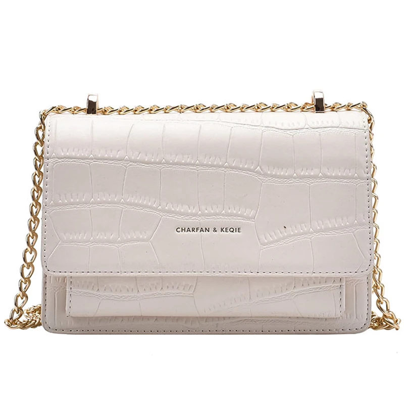 

Abay Popular Chain Mini Bag Women Handbag 2021 New Fashion Wild Shoulder/Crossbody Bag Net Red Texture Square Design Sling Bag