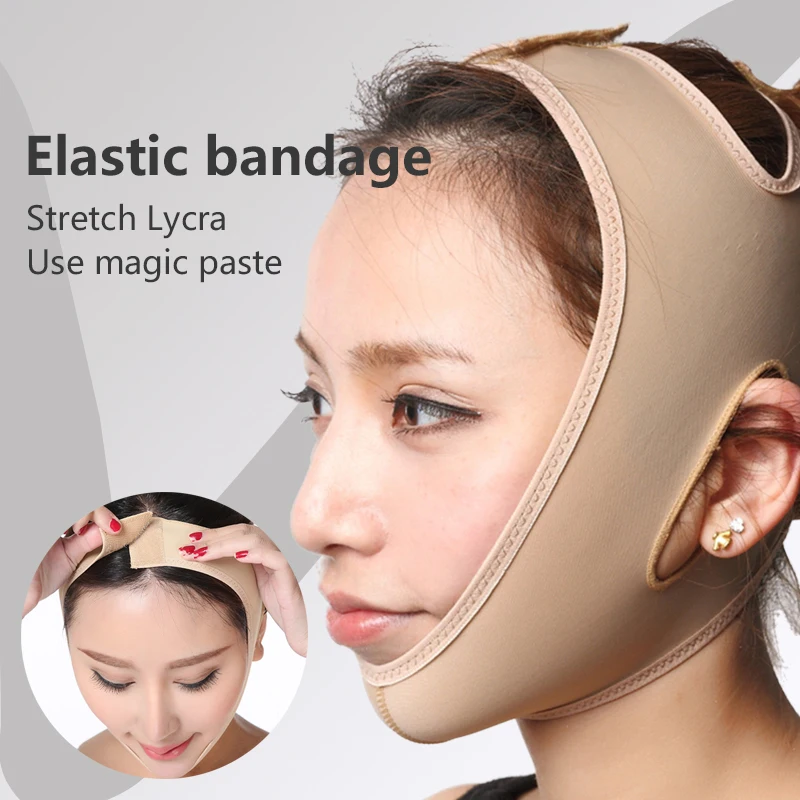 Уход за кожей лица тонкий v-линия поднимите пояс маска против морщин для