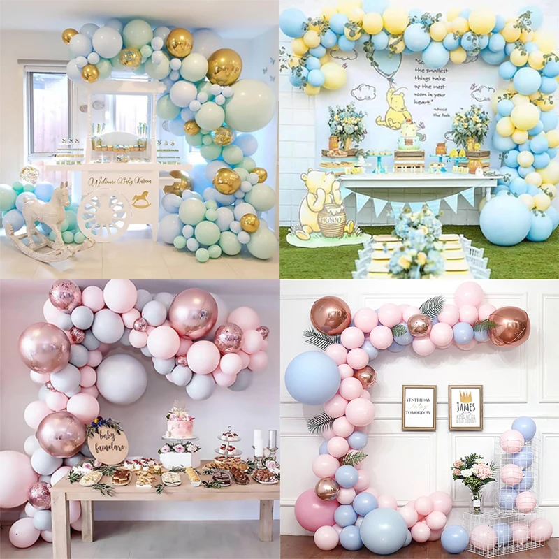 

169pcs Macaron воздушные шары-гирлянды Арка из розового золота конфетти для воздушных шаров, на свадьбу и день рождения/воздушные шары День рожден...