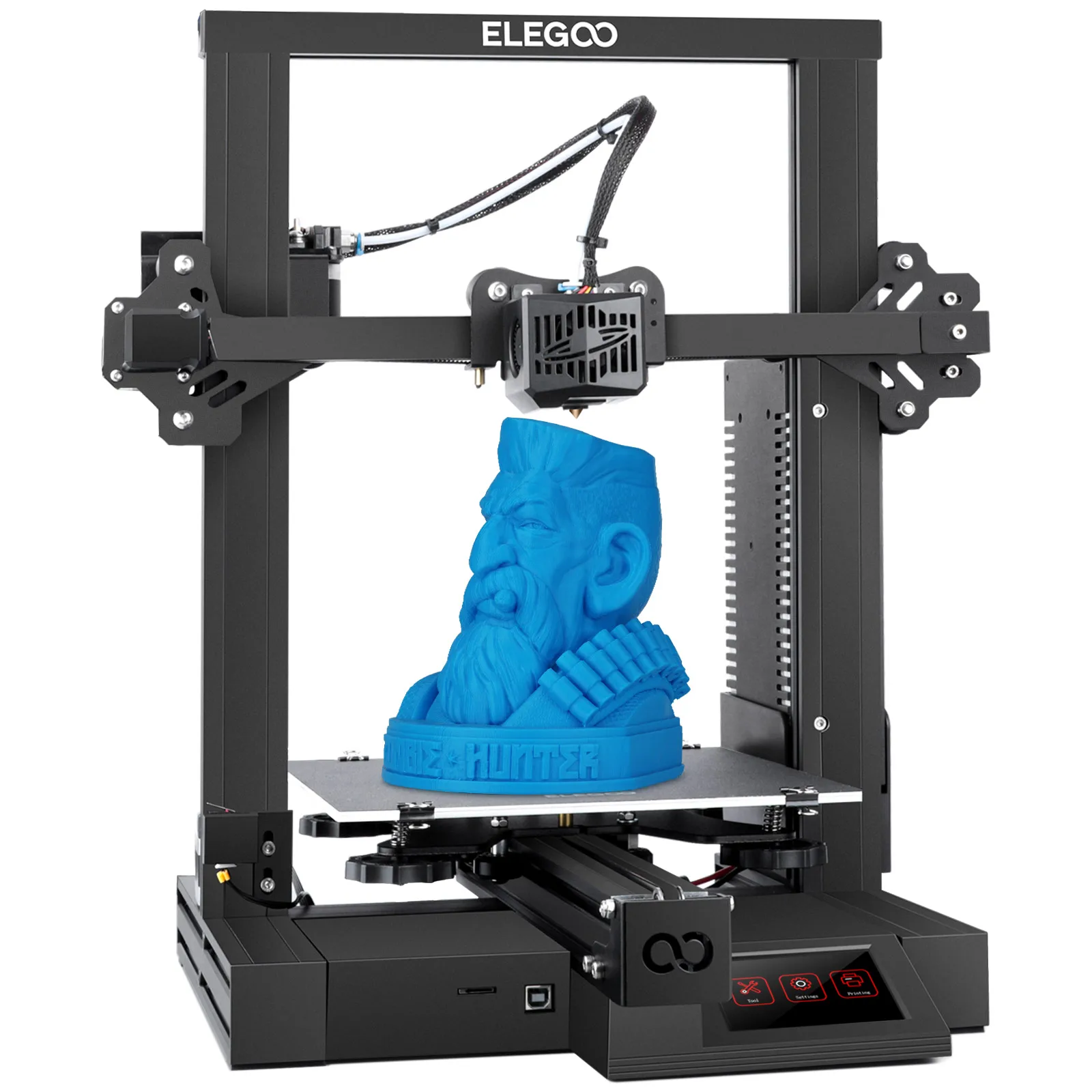 

ELEGOO NEPTUNE 2 FDM 3D Printer with Silient Motherboard Resume Printing and Removable Build Plate Impresora 3D 220x220x250mm