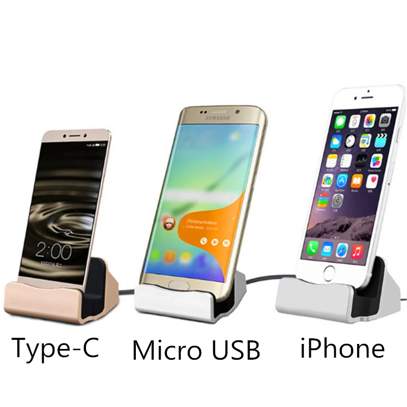 Зарядное устройство с USB-кабелем для iPhone X 8 7 6 Xiaomi Android Samsung S10 Huawei подставка