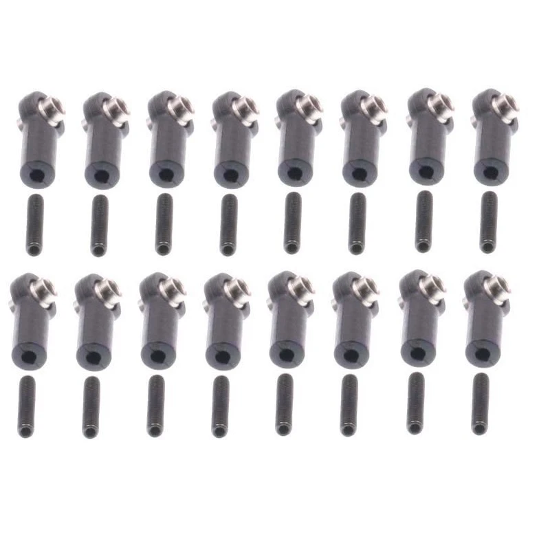 

8PCS CNC Metal Linkage Set Upper and Lower Suspension Link Rod with Metal Front / Rear Upper Shock Link Mount