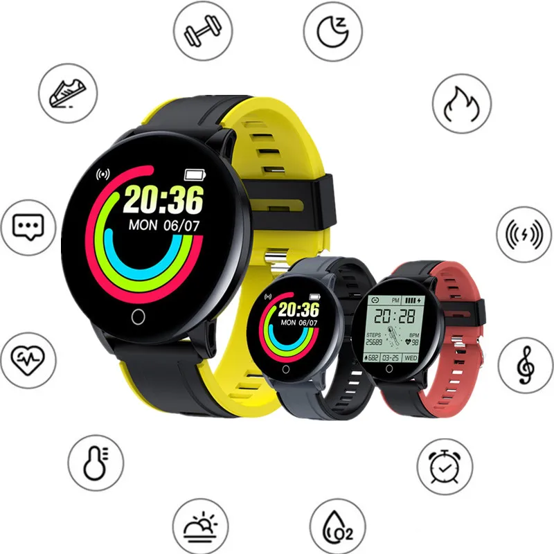 

Новинка 2021, умные часы 119S, Модные Смарт-часы для фитнеса, версия Fitpro, Bluetooth, совместимый смарт-браслет для мужчин и женщин, для Android и IOS