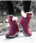 Новые зимние женские ботинки; Высококачественные теплые зимние ботинки до середины икры; Женские удобные ботинки на шнуровке; Chaussures Femme