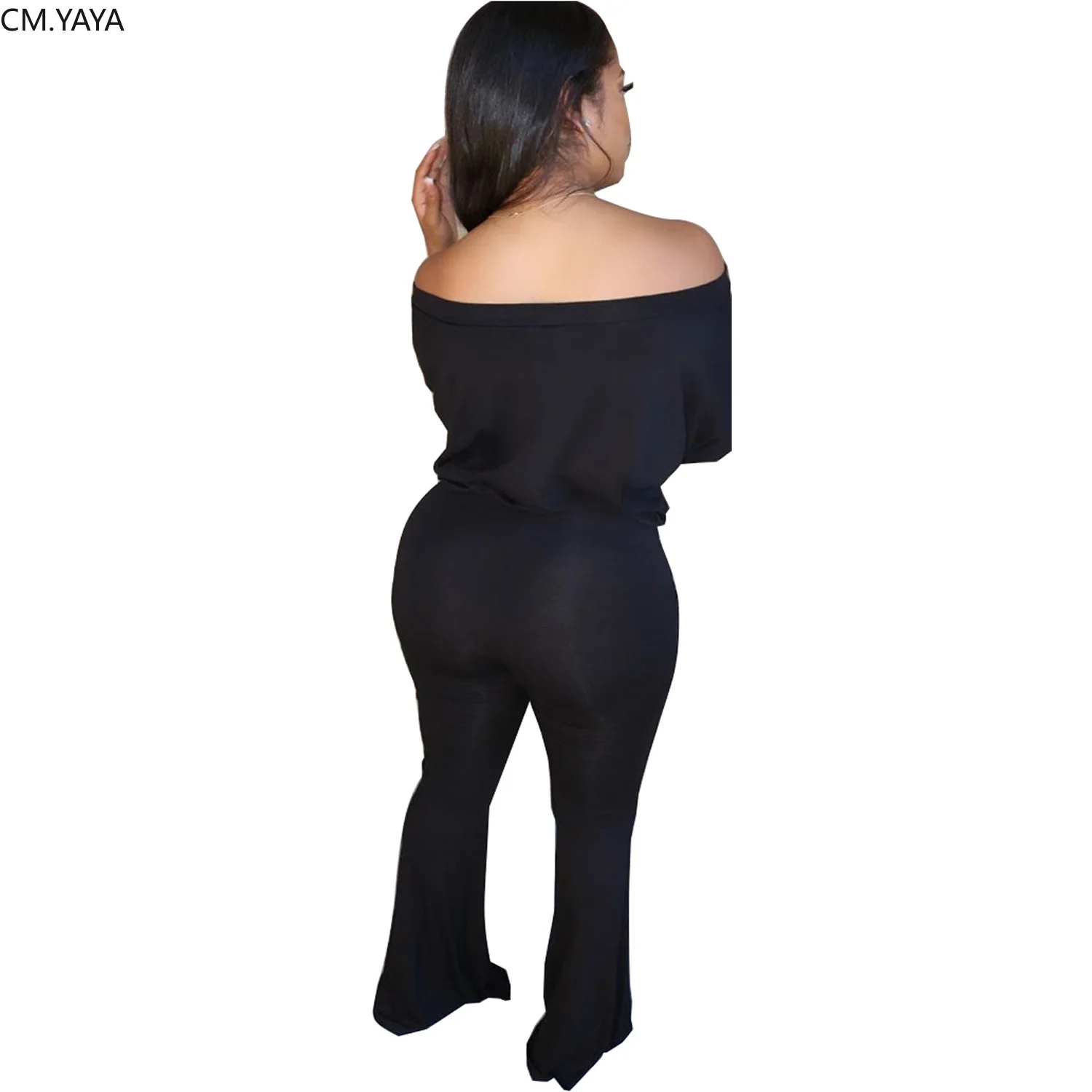 Женский комбинезон с длинным рукавом летучая мышь и надписью|Женские