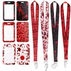 MD755 DMLSKY медицинские аксессуары клеток крови с принтом медсестры шнурки подарок для кормящих Clinicals и студент держатель для карт