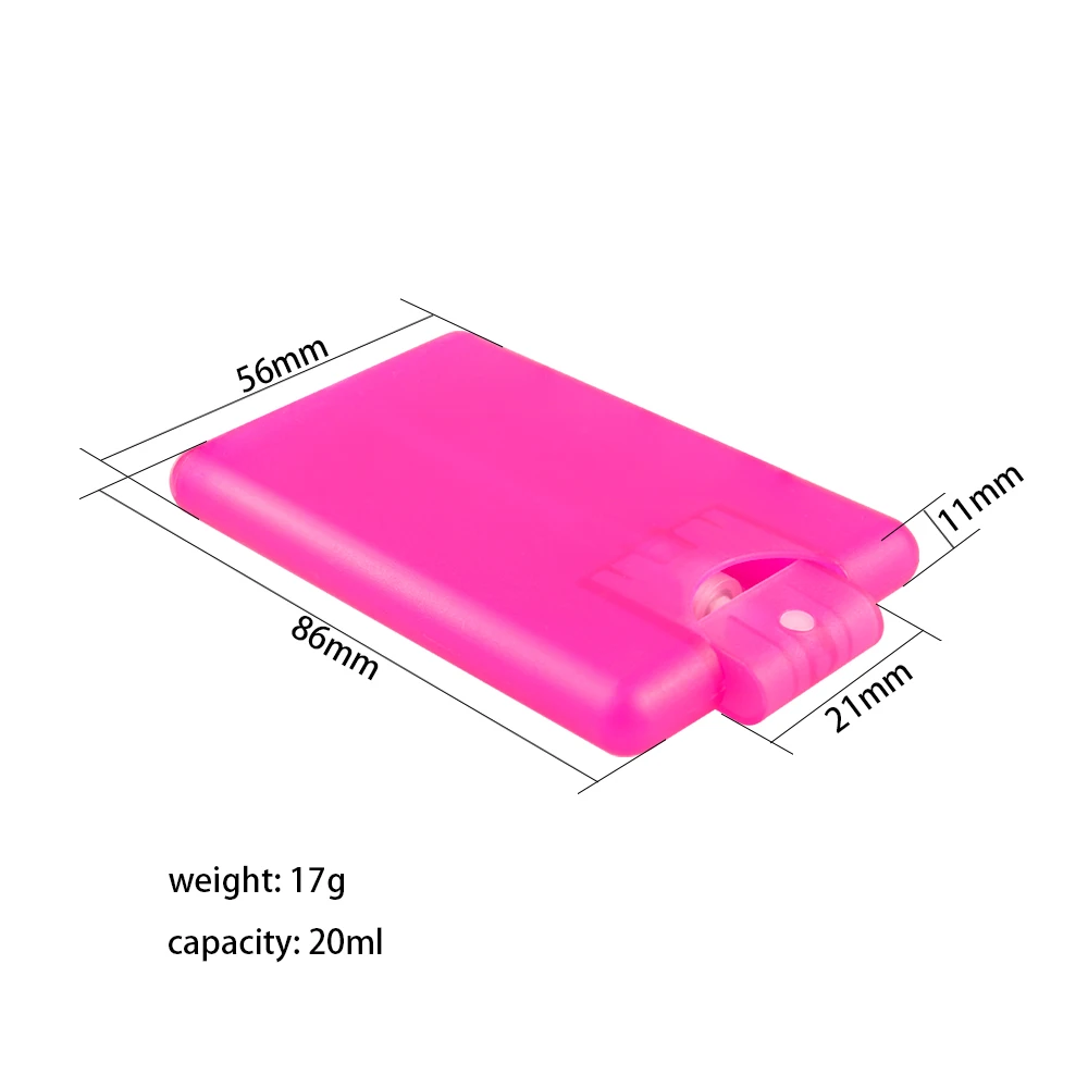 

20ml Card, High-End Perfume Shaped Spray Empty Bottle, Can be Customized LOGO