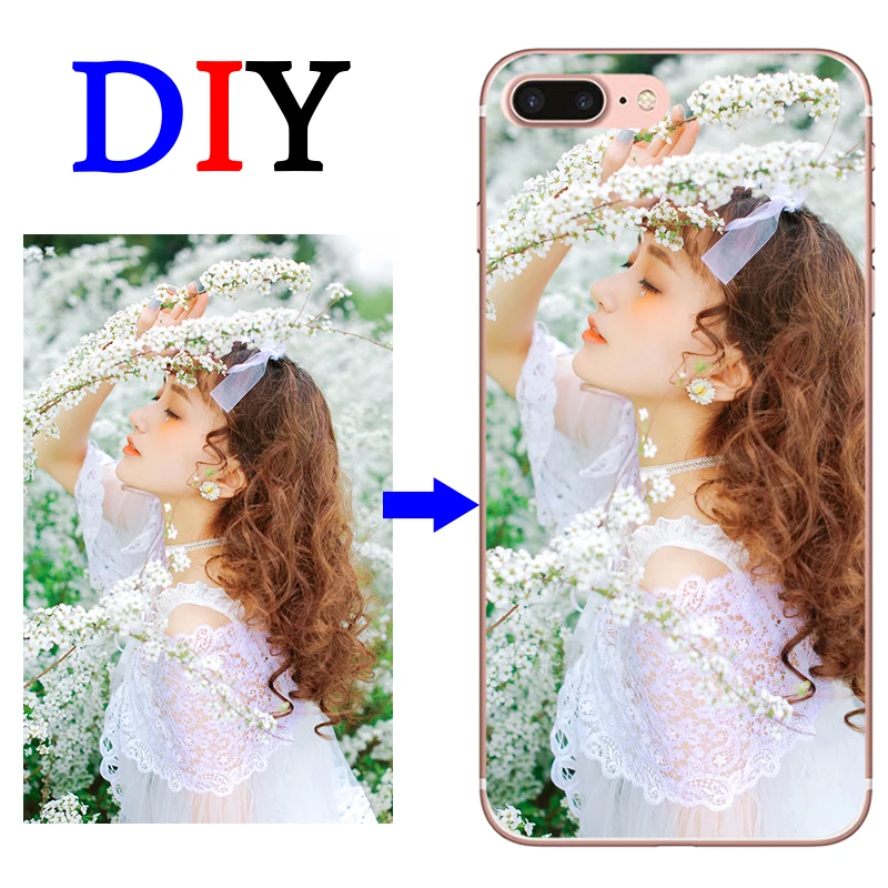 

DIY Name Logo Photos Case For Xiaomi 8 9 9SE 10 lite pro Note 8 8T 9 9S Cover Customized Printed Soft silicone Phone Back Shell