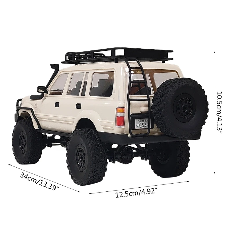 

Children 4WD Land Cruiser Toy DIY Assembly Parts for WPL CB05 1/16 RC Car