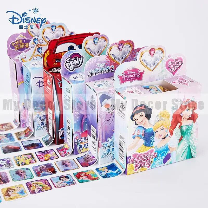 200 шт. диснеевские Мультяшные ретро-наклейки с надписью Холодное сердце 2 Эльза