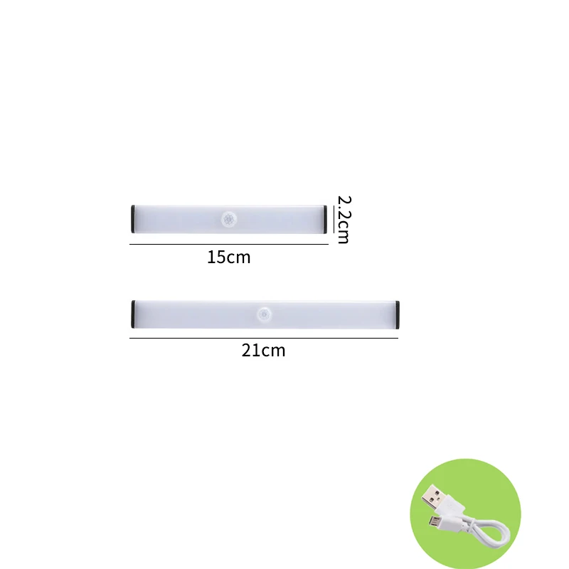 

Staircase Backlight Motion Wireless Sensor Light USB Rechargeable Night Lamp LED Night Light For Kitchen Cabinet Wardrobe Lamp