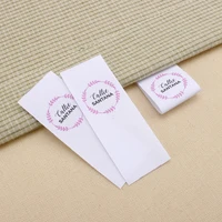 custom clothing labels personalized brand cotton printed tags handmade label logo or text md0383