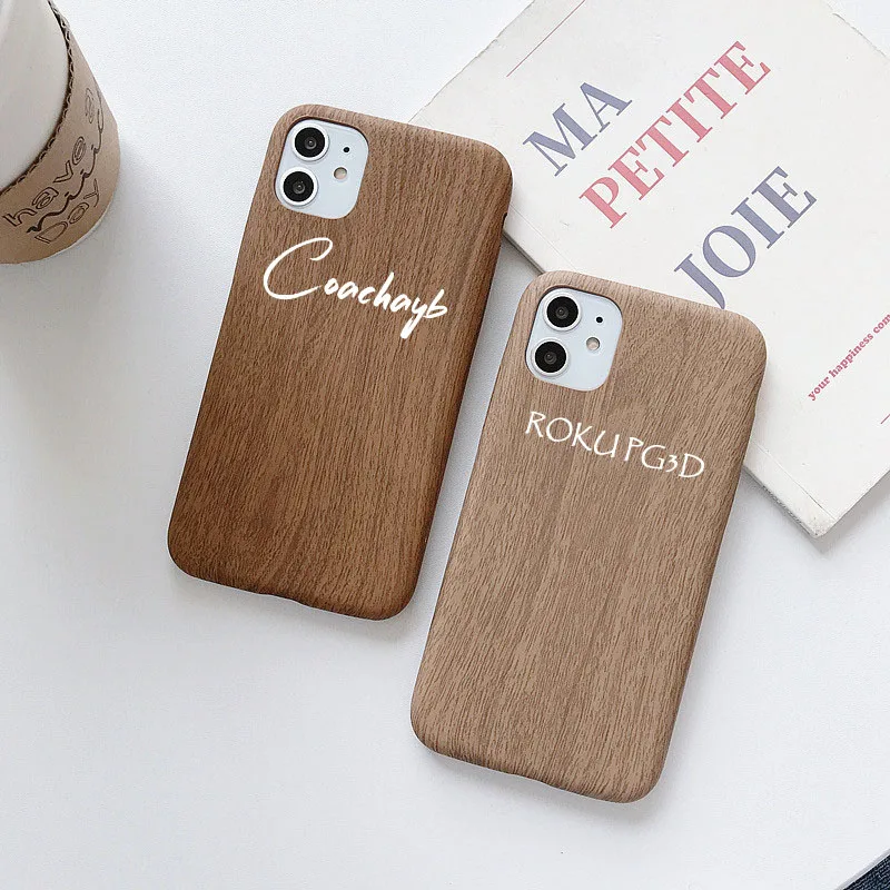 Чехол-накладка для iphone 11 pro max XS MAX XR 7/8/6 Plus кожа с изображением деревянного рисунка