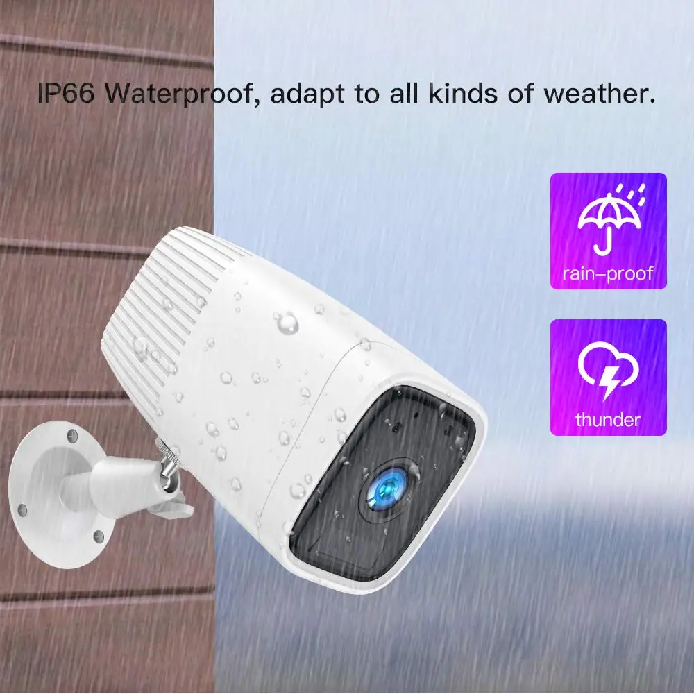 12000mAh Беспроводная Аккумуляторная батарея камера 1080P CCTV безопасности обнаружение