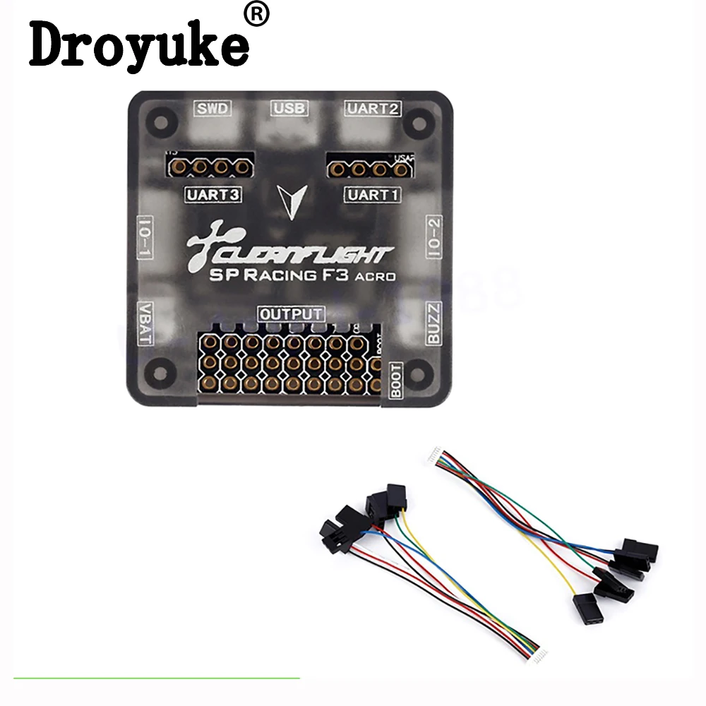 Droyuke компактного SP Racing F3 Полетный контроллер Acro 6 DOF / Deluxe 10 для QAV250 нить 215 QAV R 220