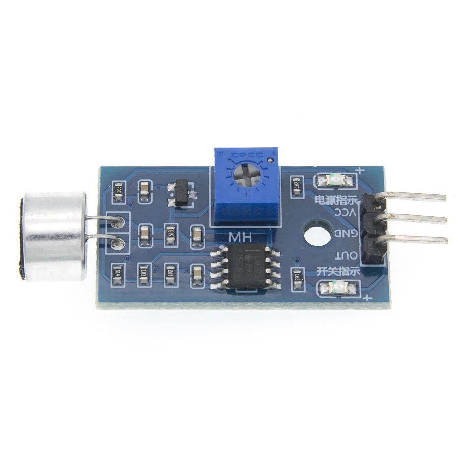 3 контактный голосовой модуль датчика обнаружения звука сделай сам умный