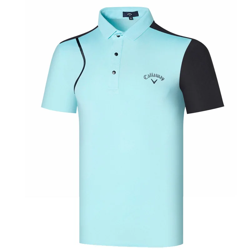

2021 summer new men's golf short sleeve