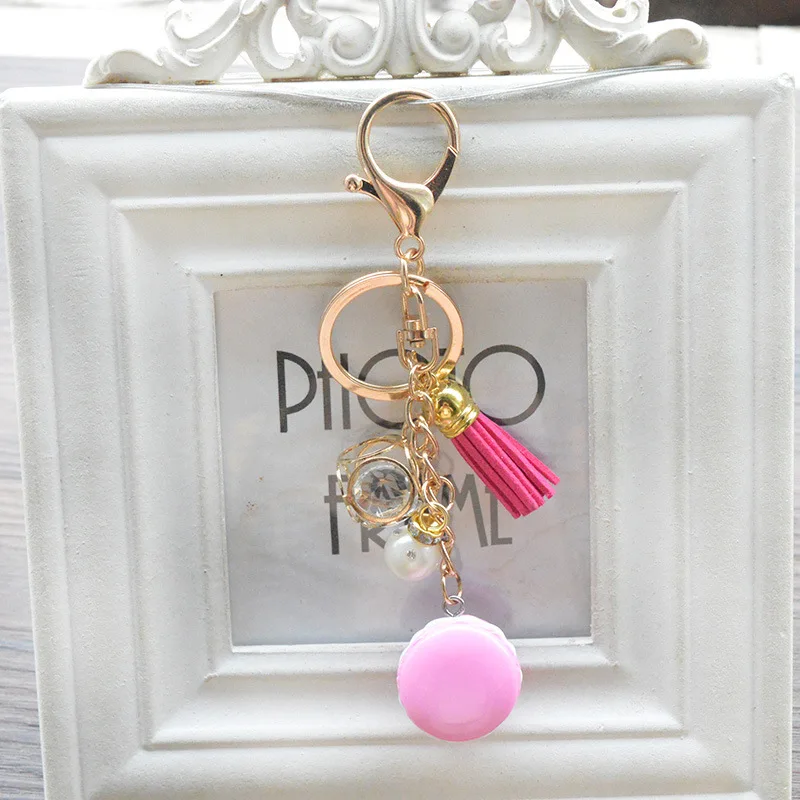 Новинка брелок для торта Модное Автомобильное кольцо ключей женская сумка