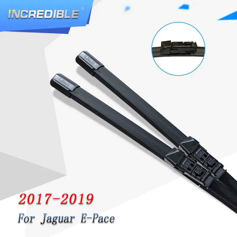 

INCREDIBLE Wiper Blades for Jaguar E-Pace Fit Push Button Arms 2017 2018 2019