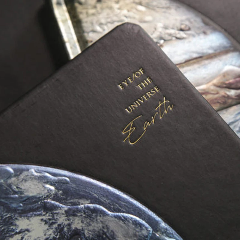 Серия с рисунком планеты блокнот цветная иллюстрация линия внутри страницы