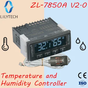 zl 7850a ver 2 0 incubator cheese or sausage deposit wet sauna control humidity temperature controller hygrostat thermostat free global shipping