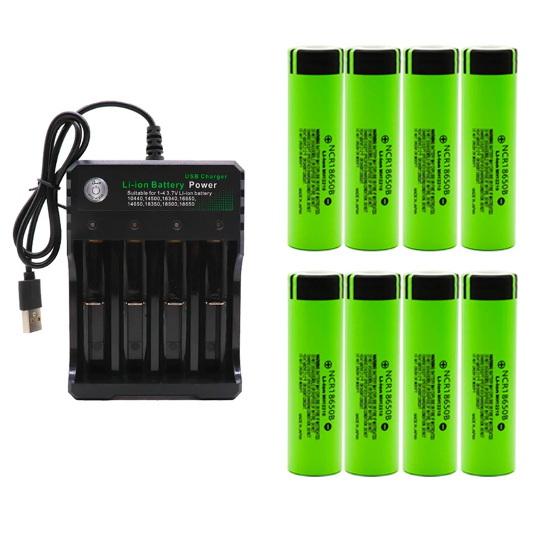 100% Новый оригинальный B 3 7 v 3400mah 18650 литиевая аккумуляторная батарея для
